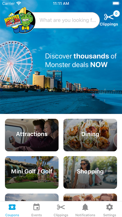 Monster Coupons Screenshots