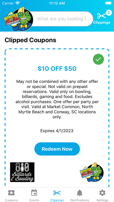 Monster Coupons Screenshots