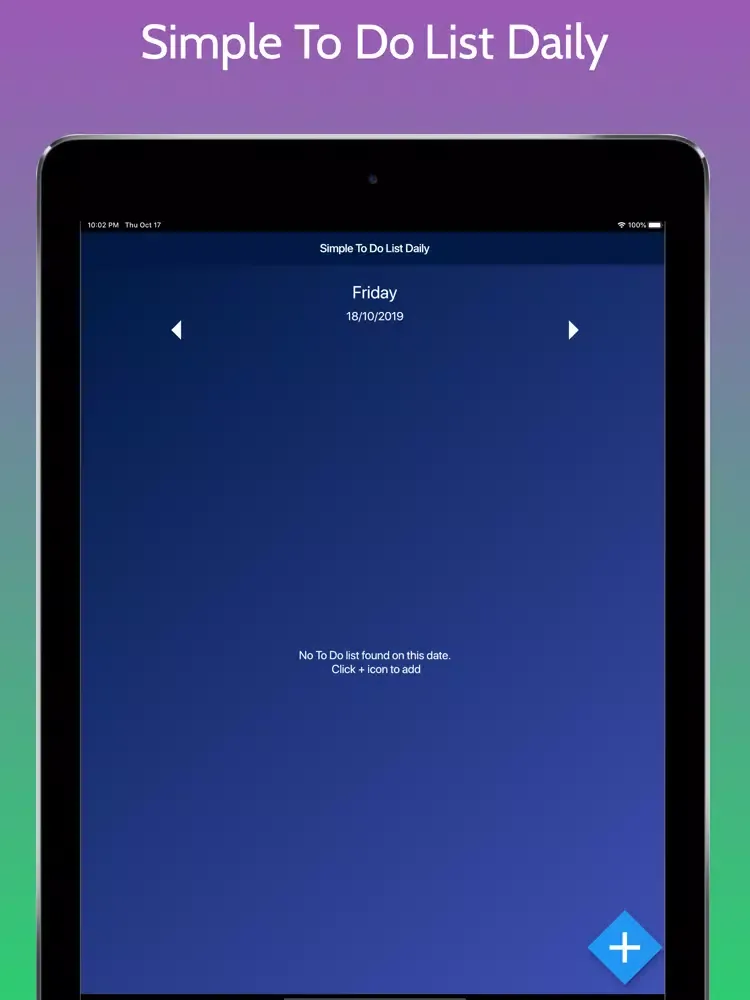 Simple ToDo List Daily iPad  Ekran Görüntüleri