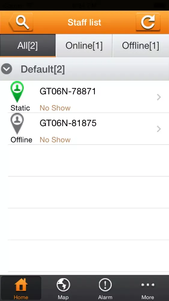 GPS ITracker سکرین شاٹس