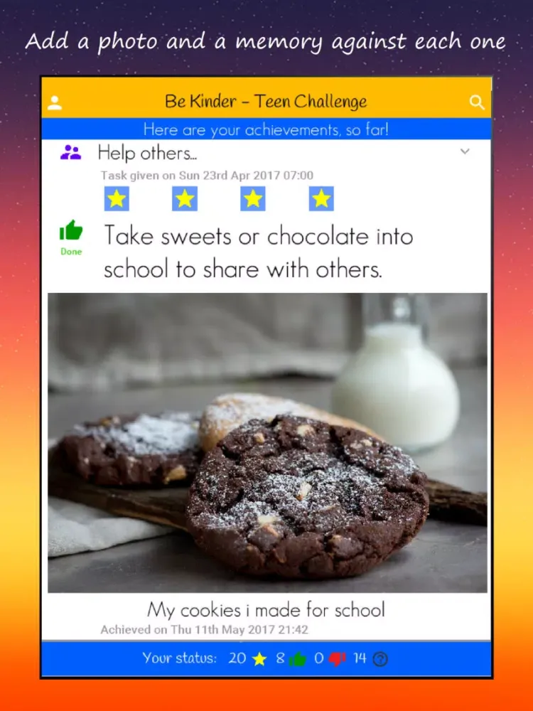 ภาพหน้าจอของ Be Kinder - Teen Challenge iPad 