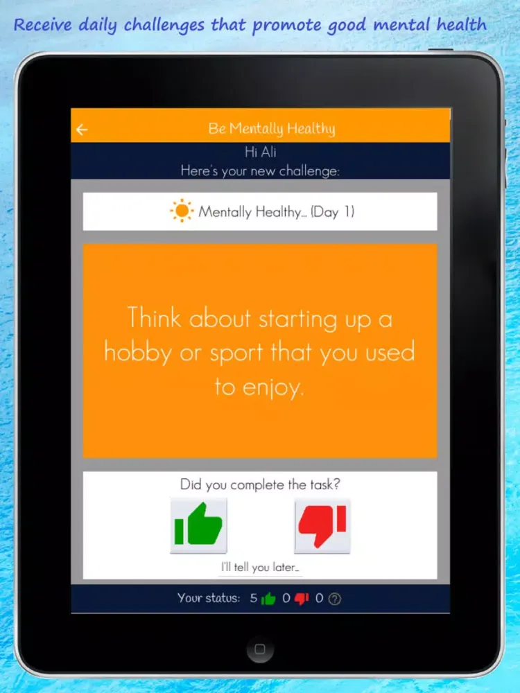 تصاویر Be Mentally Healthy iPad 