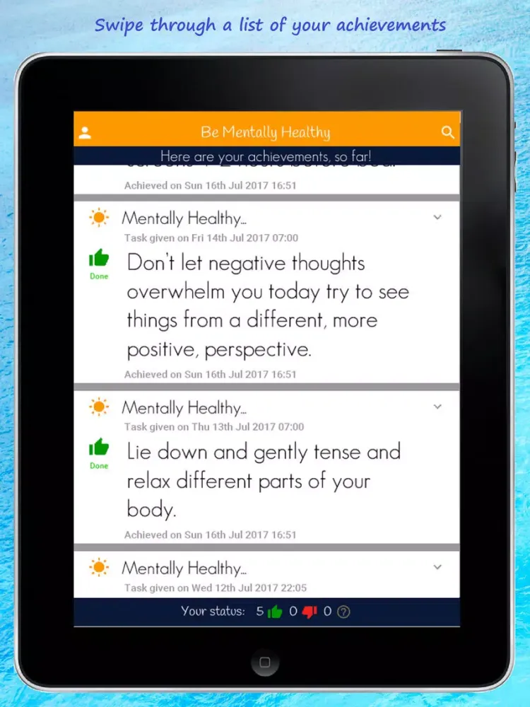 تصاویر Be Mentally Healthy iPad 