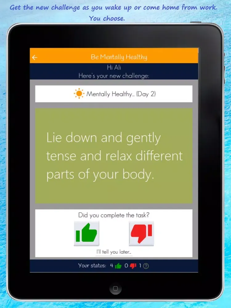 تصاویر Be Mentally Healthy iPad 
