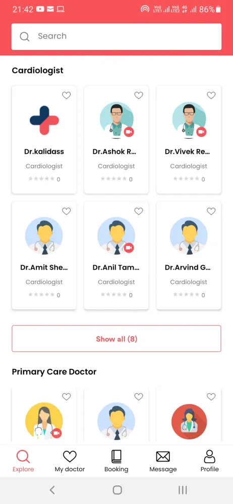 HBVM Telemedicine App スクリーンショット