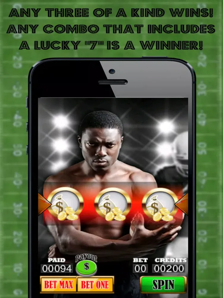 Capturas de pantalla de Football Slots - Vegas Style Slot Machine Fun For Halftime Entertainment iPad 