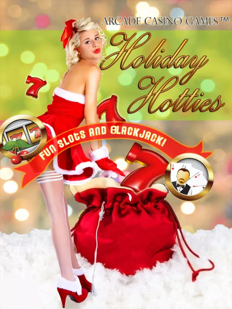 Holiday Hotties Slots and Blackjack Bonus - Vegas Style Slot Machine Entertainment iPad  Screenshots