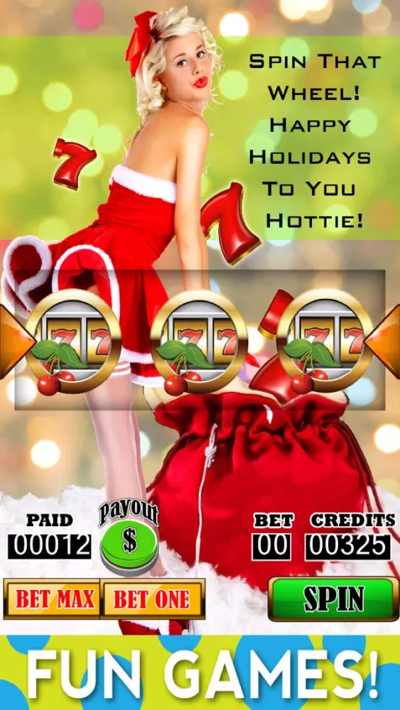 Holiday Hotties Slots and Blackjack Bonus - Vegas Style Slot Machine Entertainment Screenshots