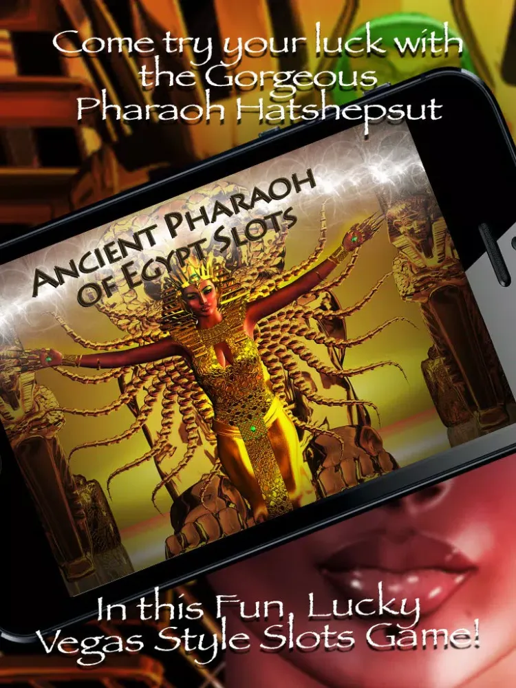صور Ancient Pharaoh of Egypt Slots - Vegas Style Slot Machine With Pharaoh Hatshepsut iPad 