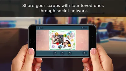 ภาพหน้าจอของ Scrapbook - Collage your memories to relive