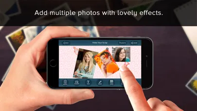ภาพหน้าจอของ Scrapbook - Collage your memories to relive