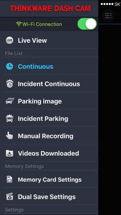 Tangkapan skrin Dashcam Viewer