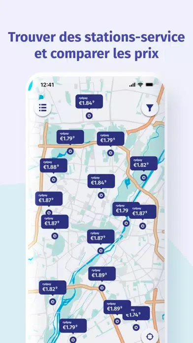 Zrzuty ekranu ryd: Tanken & per App bezahlen