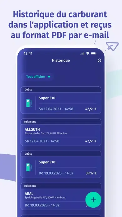 Zrzuty ekranu ryd: Tanken & per App bezahlen