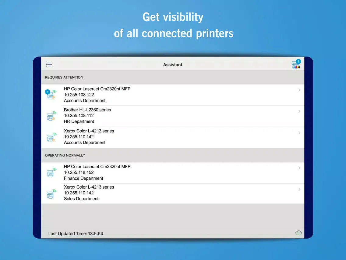 صور Universal Printing Assistant iPad 