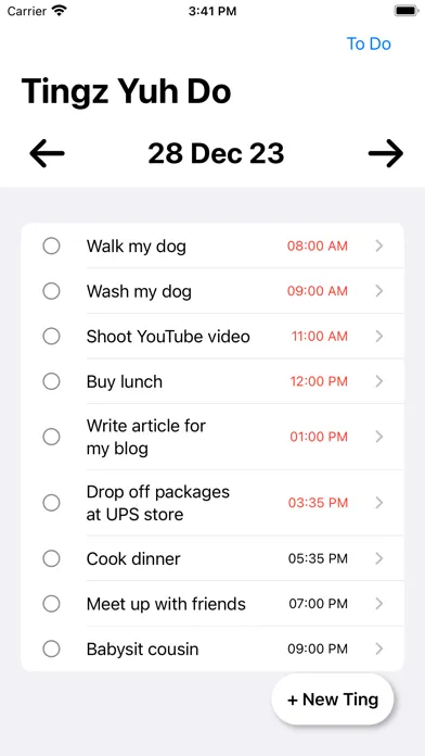 Do Tingz: To-Do List & Planner应用截图