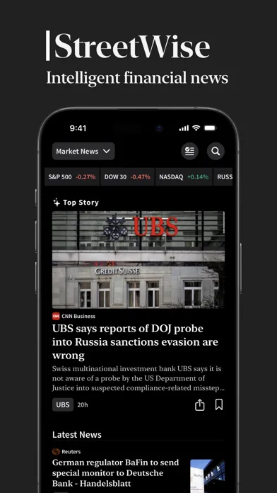 Скриншоты StreetWise - Intelligent News