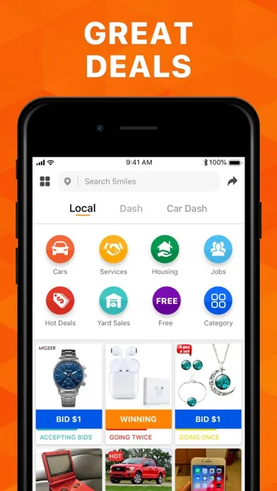 5miles: Buy and Sell Locally Ekran Görüntüleri