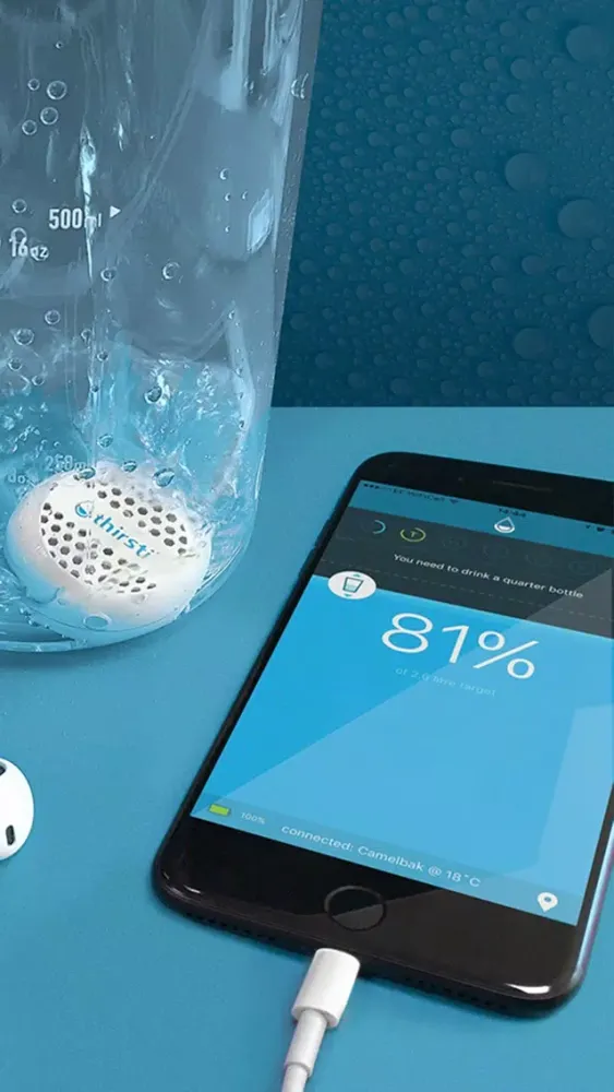 Thirsti Puck - Hydration Coach应用截图