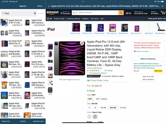 تصاویر Dual Search iPad 