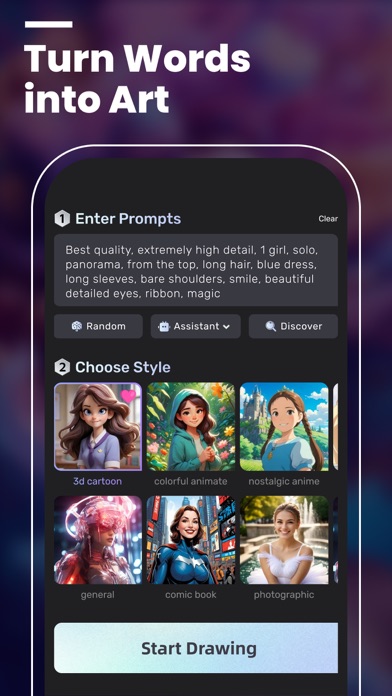 تصاویر AI Art Generator - UniDream AI