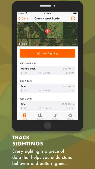 صور Patterns: Trail Cam Log