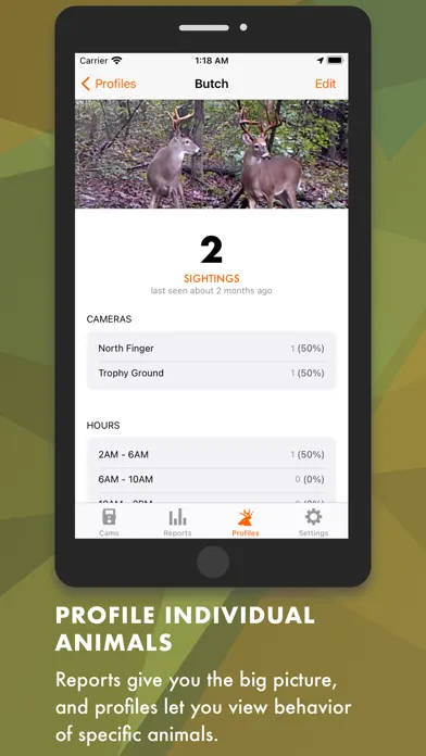 صور Patterns: Trail Cam Log