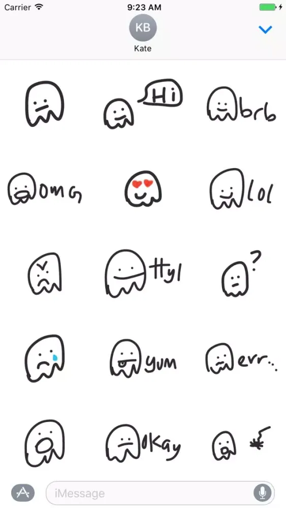Jelly sticker pack - speech stickers for iMessage स्क्रीनशॉट
