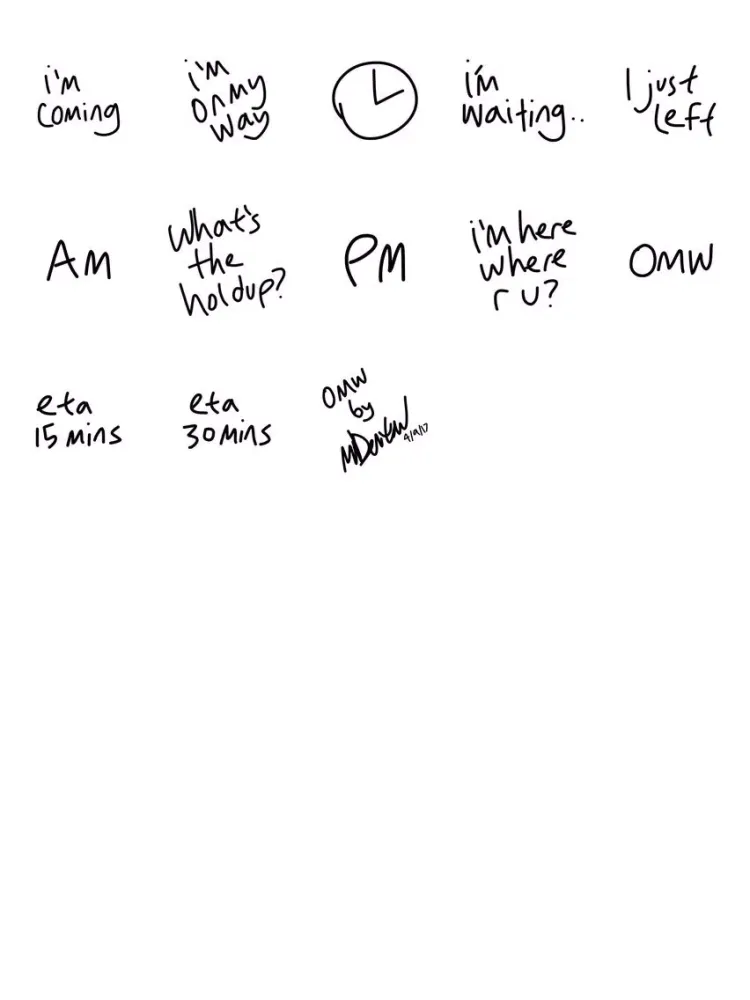 OMW pic emoji, text keyboard stickers for iMessage iPad  Screenshots