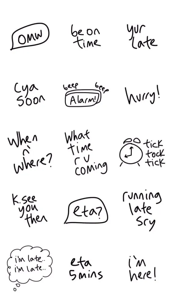 OMW pic emoji, text keyboard stickers for iMessage Screenshots