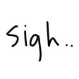 Sigh… funny emoji & cute stickers for iMessage
