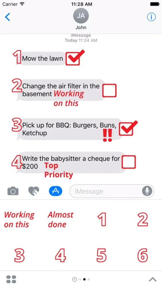 To Do List sticker pack - stickers for iMessage应用截图