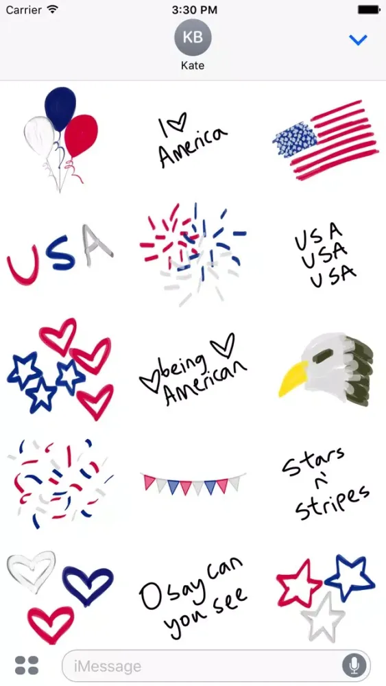 صور America Nation Sticker - USA Stickers for Photos
