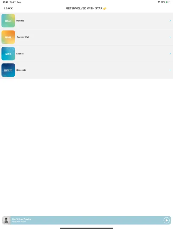 Ảnh chụp màn hình của STAR 101.5 FM iPad 
