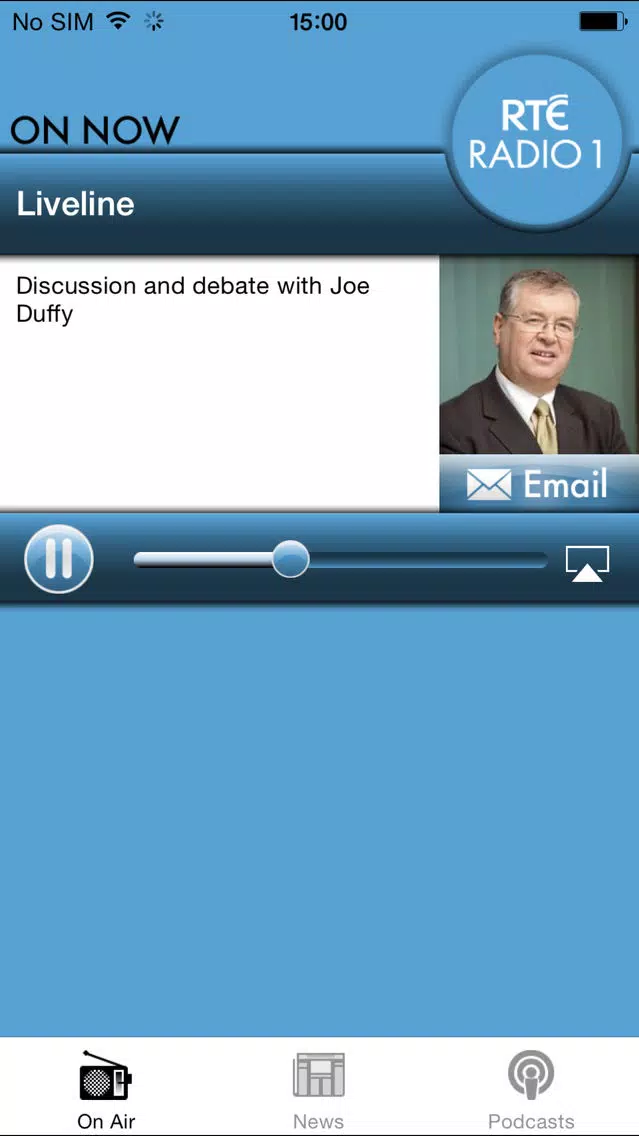 RTÉ Radio 1 سکرین شاٹس