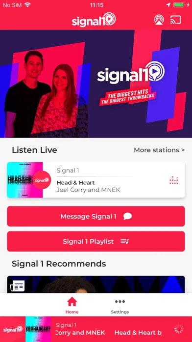 Tangkapan layar Hits Radio - Staff&Cheshire