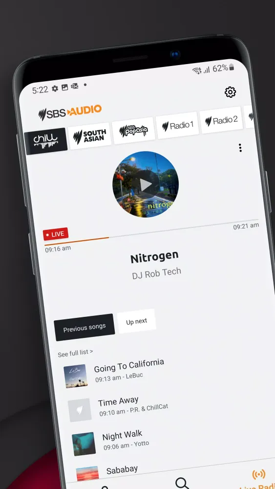 Capturas de pantalla de SBS Audio