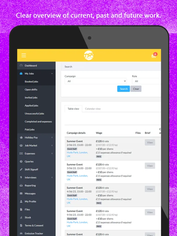 Screenshot di TSR Staff App iPad 