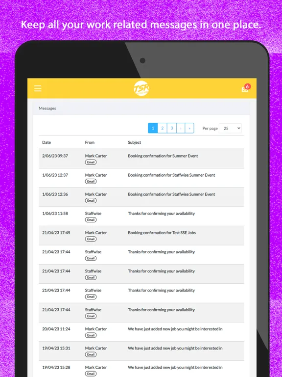 Screenshot di TSR Staff App iPad 