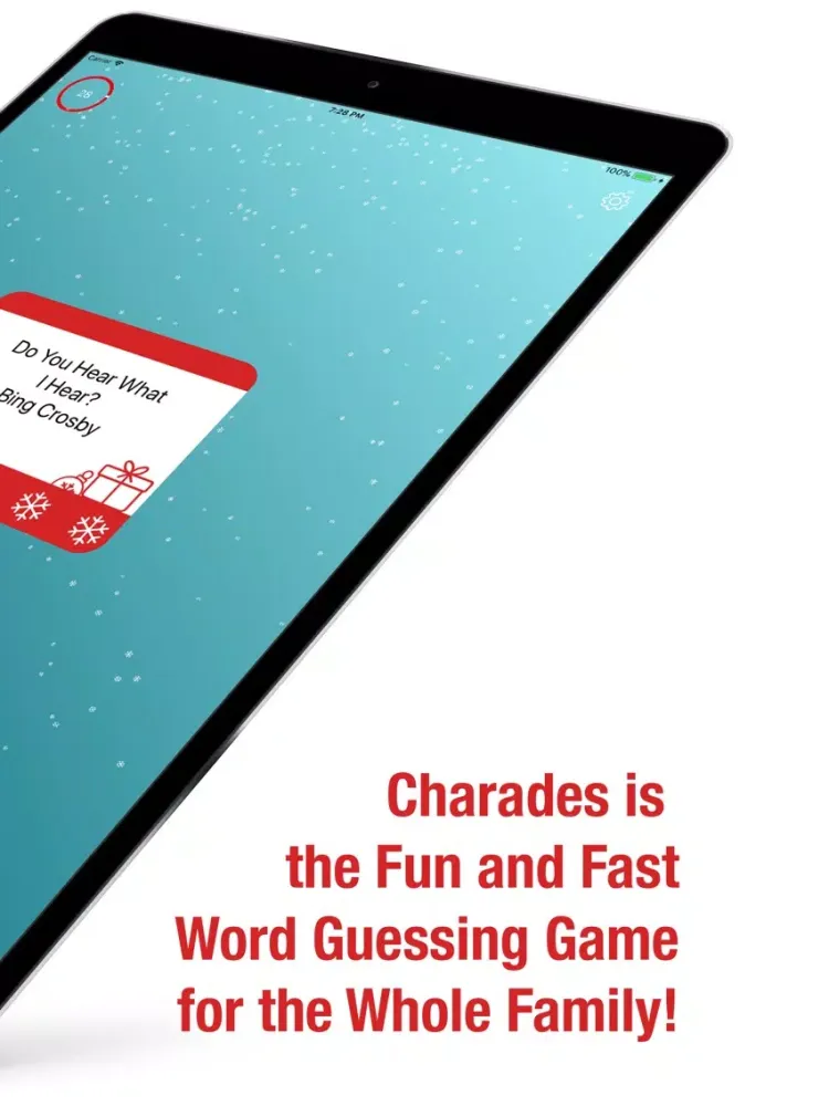 Tangkapan layar Christmas Charades iPad 