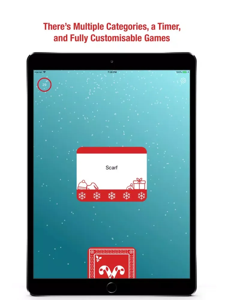 Tangkapan layar Christmas Charades iPad 