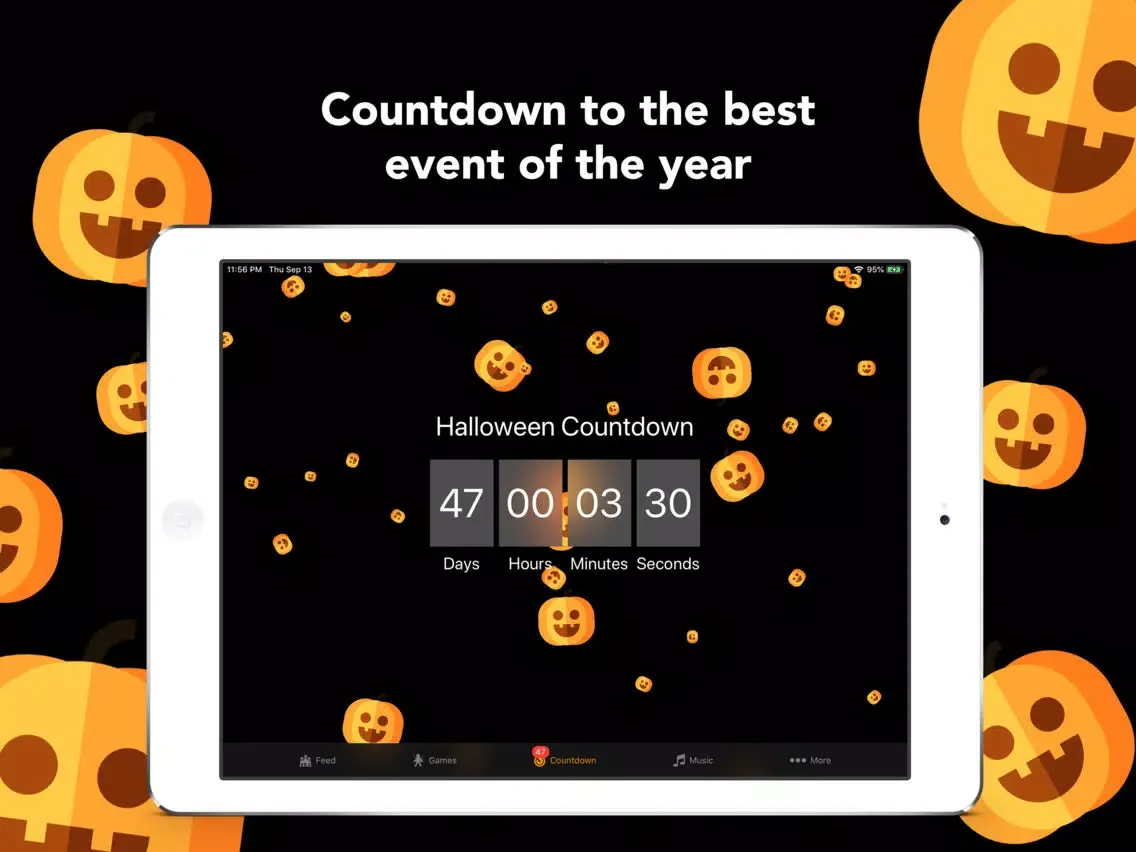 Capturas de tela do Halloween Party: Music, Games iPad 