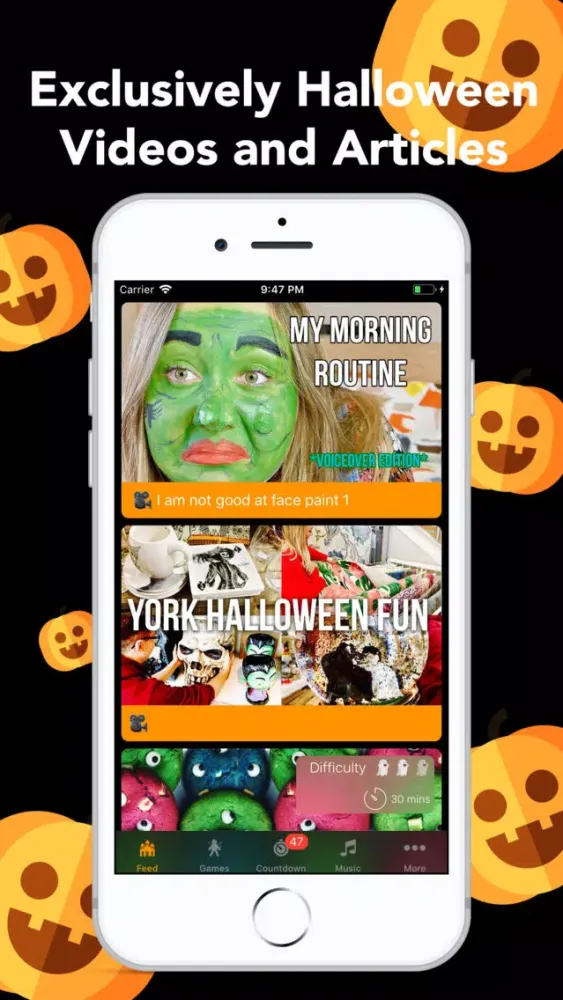 Capturas de tela do Halloween Party: Music, Games