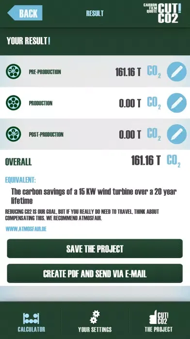 Tangkapan skrin CUT!CO2 THE CARBON FILM QUOTE