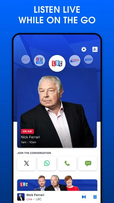 Captures d'écran de LBC