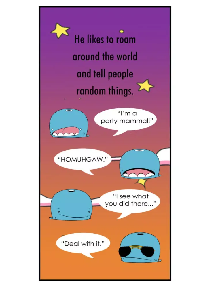 صور Goch the Whale Stickers iPad 