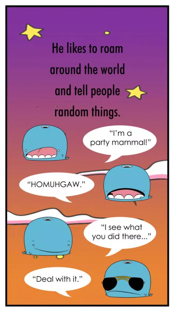 صور Goch the Whale Stickers