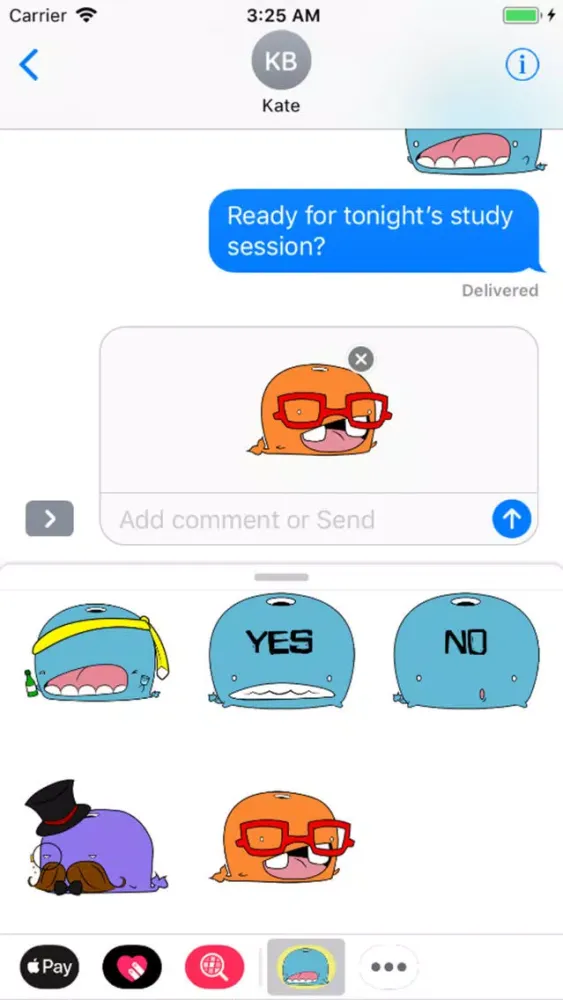 صور Goch the Whale Stickers