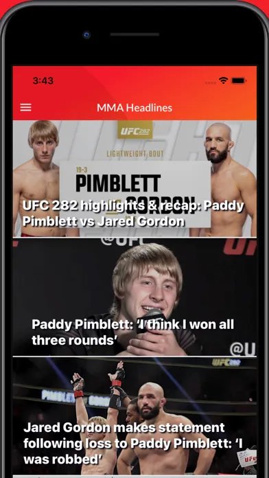 Tangkapan skrin This is MMA: MMA Videos & News