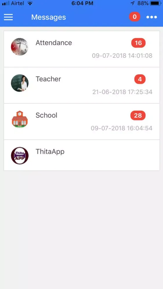Capturas de pantalla de Thita App Parent